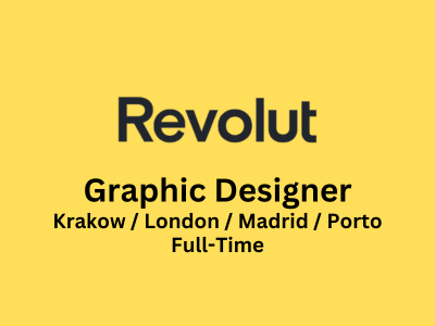 Graphic Designer required at Revolut