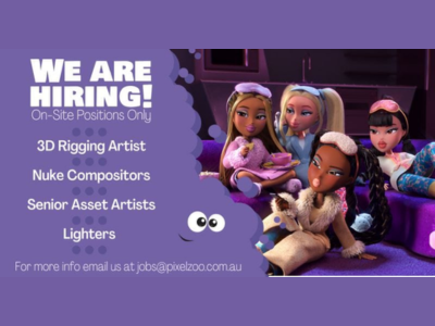 Multiple job openings at Pixel Zoo Animation Studio
