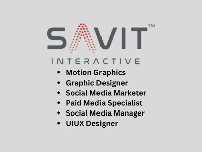 Multiple job openings at Savit Interactive
