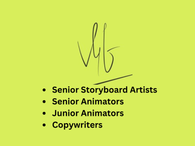 Multiple job openings at VineGarden Films