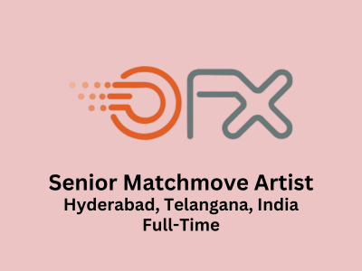 Oscar FX is seeking a Senior Matchmove Artist