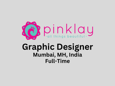 Pinklay is looking for a talented Graphic Designer
