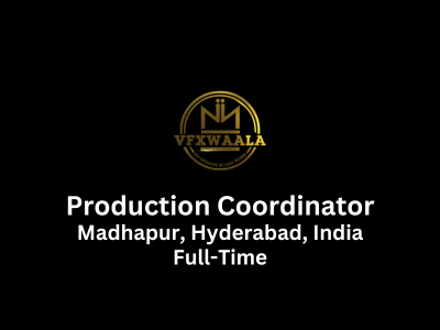 Production Coordinator required at NY VFXWAALA 