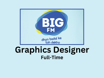 Radio BigFM is looking for skilled Graphics Designer
