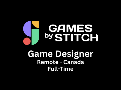 Remote job for Game Designer at Games by Stitch