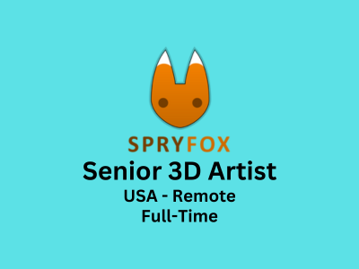 Senior 3D Artist required at Spry Fox Game Studio