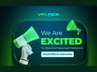 Visual Effects Internship opportunity at VFX PICK STUDIO