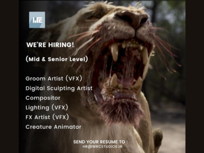 WRC Studios is hiring for Mid and Senior-level positions