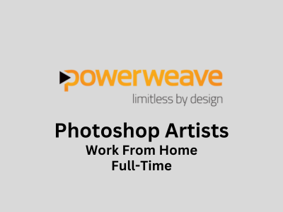 Work From Home job opening for Photoshop Artists