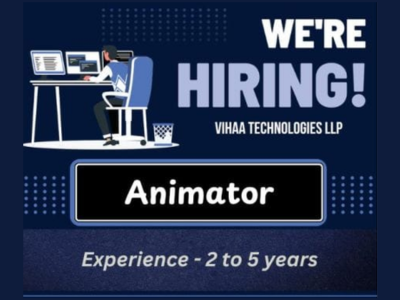 2D Animator required at Vihaa Technologies