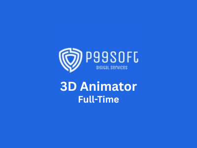 3D Animator required at P99Soft Pvt Ltd