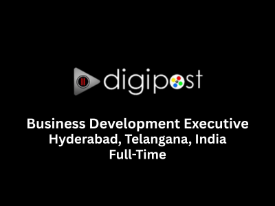 Business Development Executive required at DigiPost Studio