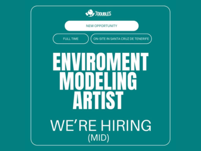 Environment Modeling Artist required at 3Doubles Producciones