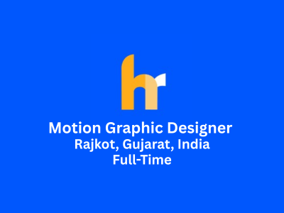 Hringza Solutions is hiring Motion Graphic Designer