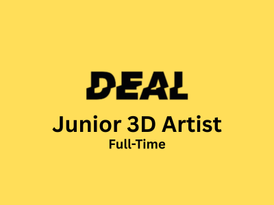 Junior 3D Artist required at Deal Studio