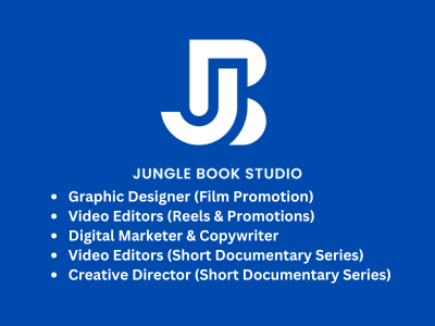 Multiple job openings at Jungle Book Studio
