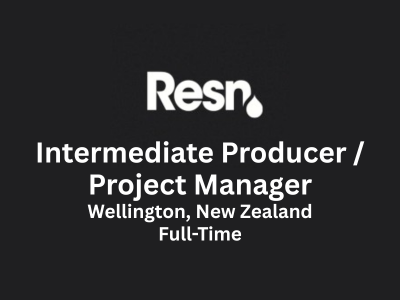 Resn is hiring Intermediate Producer  Project Manager