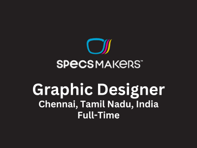 Specsmakers is on the hunt for talented Graphic Designers 
