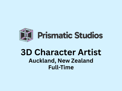 3D Character Artist required at Prismatic Studios