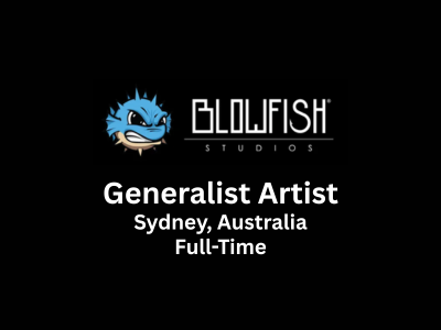 Blowfish Studios is looking for Generalist Artist