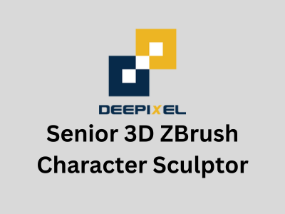 Deepixel is hiring Senior 3D ZBrush Character Sculptor