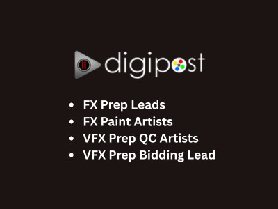 DigiPost Studio looking for experienced professionals