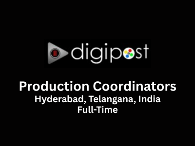 DigiPost is hiring freshers for the role of Production Coordinators 