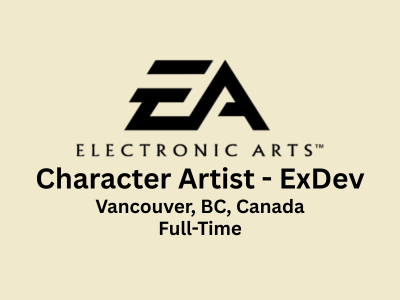 Electronic Arts is looking for Character Artist - ExDev