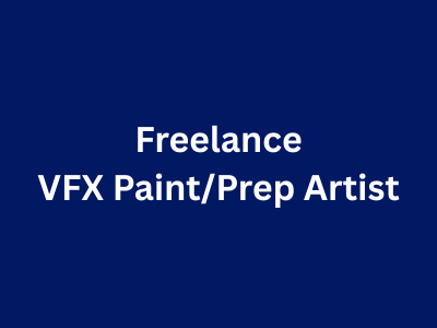 Freelance artists from India for high-end VFX PaintPrep projects