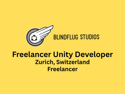 Freelancer Unity Developer required at Blindflug Studios
