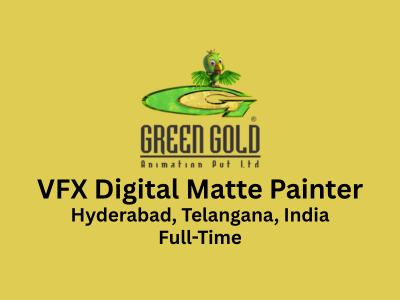 Green Gold Animation is hiring VFX Digital Matte Painter