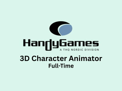 HandyGames is looking for 3D Character Animator
