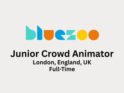 Junior Crowd Animator required at Blue Zoo