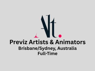 Previz Artists & Animators are required at Alt.vfx