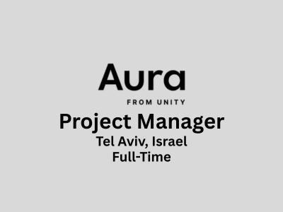 Project Manager required at Aura by Unity