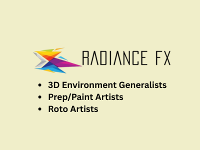 RadianceFX is looking for passionate individuals