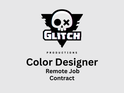 Remote job for Color Designer at Glitch Productions