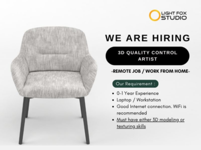 Remote job opening for 3D QC Artist at Light Fox Studio