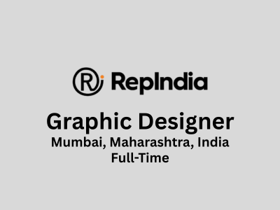 RepIndia is hiring Graphic Designer & Senior Graphic Designer