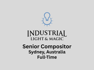 Senior Compositor required at Industrial Light & Magic