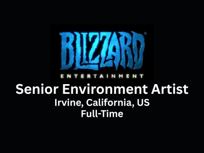 Senior Environment Artist required at Blizzard Entertainment