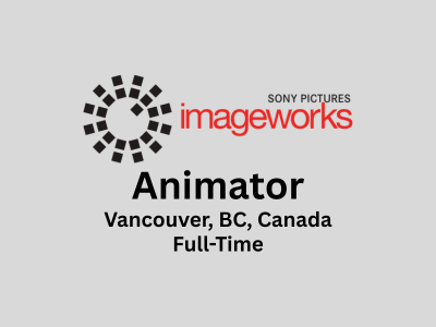 Sony Pictures Imageworks is seeking a skilled Animator