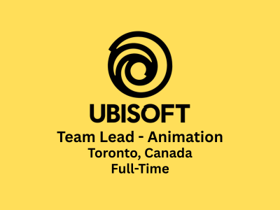 Team Lead - Animation required at Ubisoft