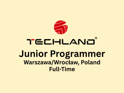Techland is looking for a talented Junior Programmer