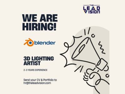  The Lead Vision is looking for 3D Lighting Artist