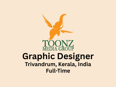 Toonz Media is seeking a talented Graphic Designer