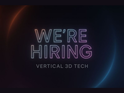 Vertical 3D Tech is looking for Senior 3D Lighting Artist