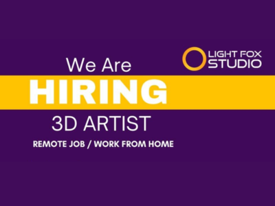 Work From Home job opening for 3D Artist