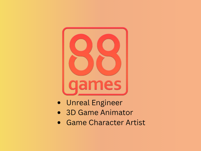 88 Games is hiring passionate and skilled professionals