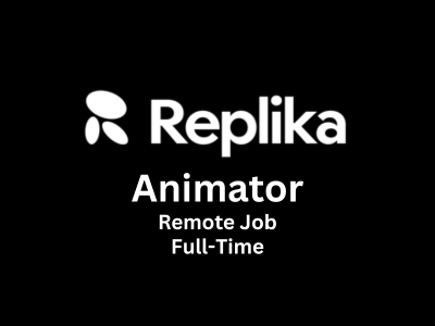 An Animator is required at Replika Studios